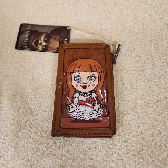 Loungefly Annabelle Doll Box Cosplay Horror Movie Halloween Flap Wallet NEW - Picture 6 of 12